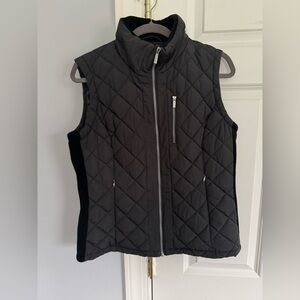 Calvin Klein Quilted Black Sleeveless Puffer Vest